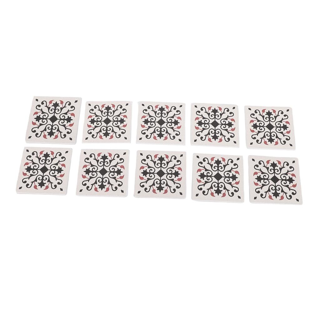 1: 12 Scale Dollhouse Flooring Tiles Wooden Mini Dollhouse Flooring Tiles Accessories for Home Decor