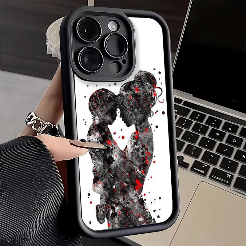 Phone Case for iPhone 17 Air 16E 15 16 Pro Max Mom Baby Girls Theme Cover 14 Plus 13 12 Mini Soft Shell Silicone Fundas