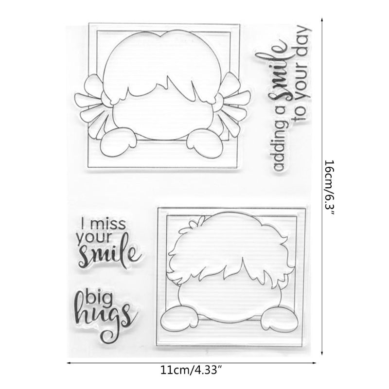 Child Avatar Silicone Clear Seal Stamp Diy Scrapbooking Embossing Photo Album Acheter A Prix Bas Livraison Gratuite Avis Reels Avec Des Photos Joom