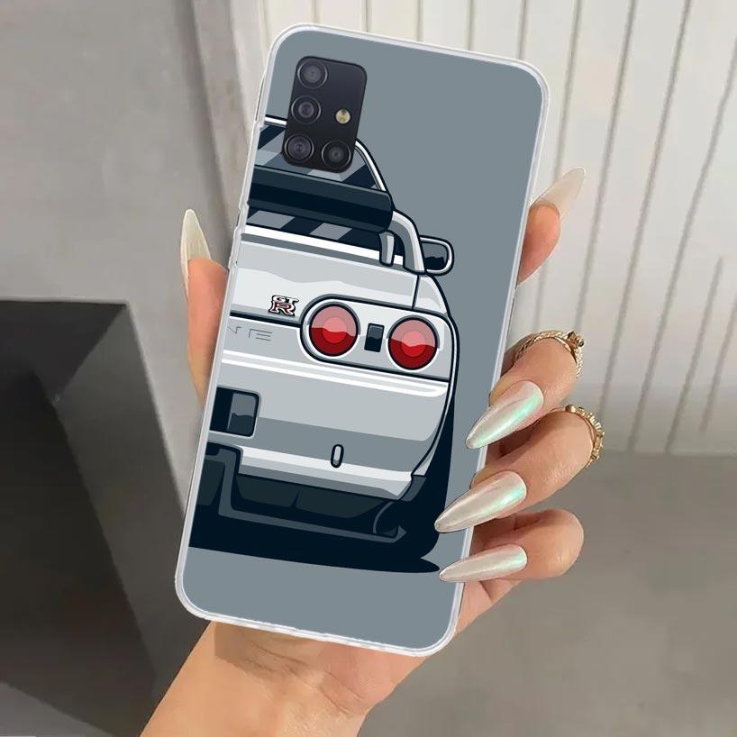 Japan JDM Sports Cars Comic Phone Case for Samsung Galaxy A52 A32 A22 A12 A02S A50S A30S A10S Note 20 Ultra 10 Plus S10 A31 A20