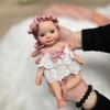 10-inch Fully Solid Silicone Rebirth Doll Maddie, Realistic Baby with Soft and Stretchable Features Doll Toy