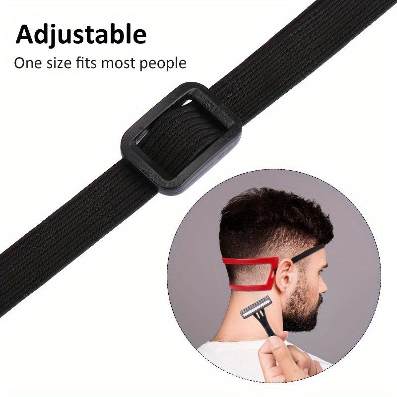 4 Pcs Men's Beard Combs Hair Trimmers Plastic Men Beard Shaping Styling Comb Beauty Tool for Hair Beard Trim Templates Ruler