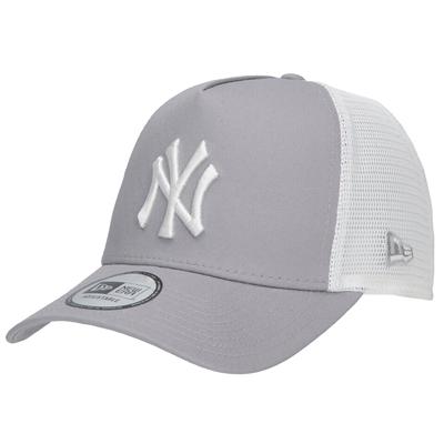 New York Yankees MLB Clean Trucker Cap, Mens Grey Cap