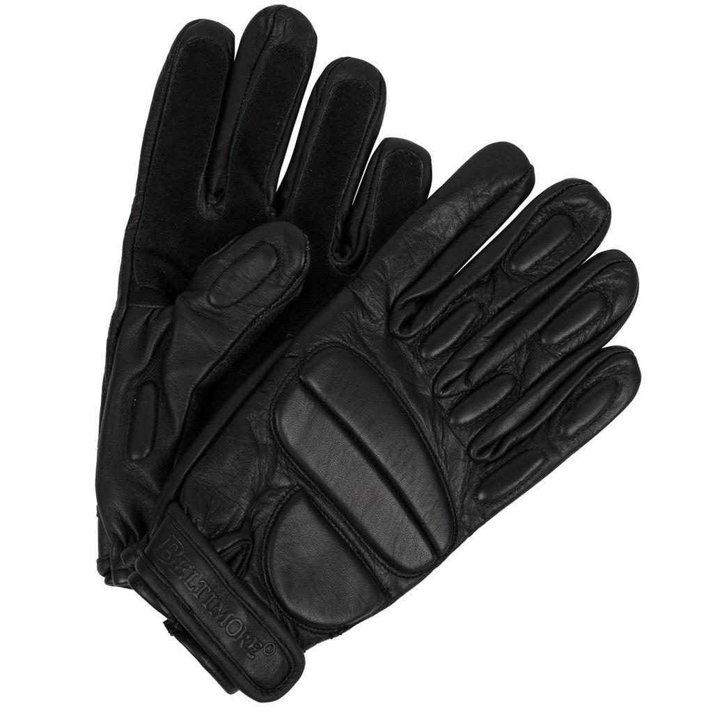 Men's Leather Tactical Combat Military Professional Gloves Beltimore K35 : Colors - Black, Glove Size - S