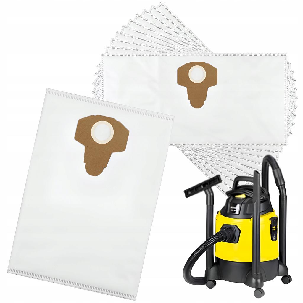 10x BAGS for VACUUM CLEANER PARKSIDE PNTS PWD PWS 1300 1400 PWD20 A1 PWD12 20L
