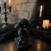 Sturdy Base Display Piece 3D Printed Tree of Life Skull Figurine, Gothic Desktop Ornament for Mysterious Symbolism Gift Friends Home Office