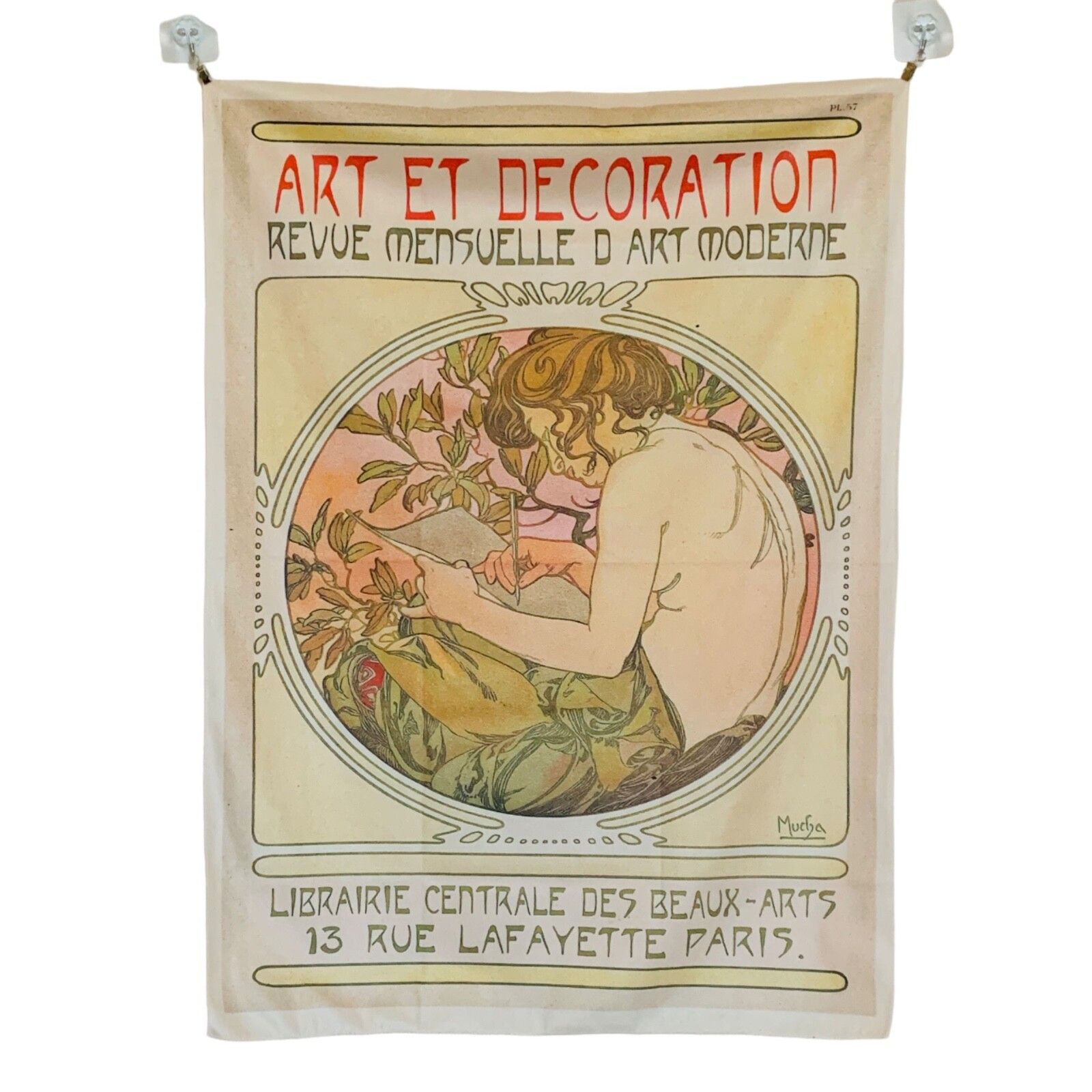 Tapestry Art and others by Alphonse Mucha 75x100 чёрный
