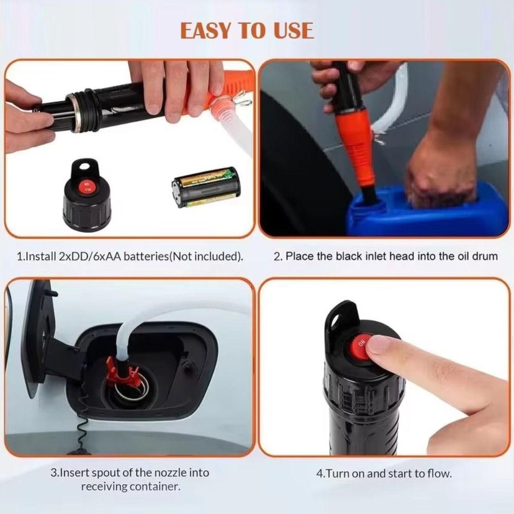Heavy Duty Electric Oil Pump Efficient Portable Transfer Pump Liquid Transfer Pump  Automotive
