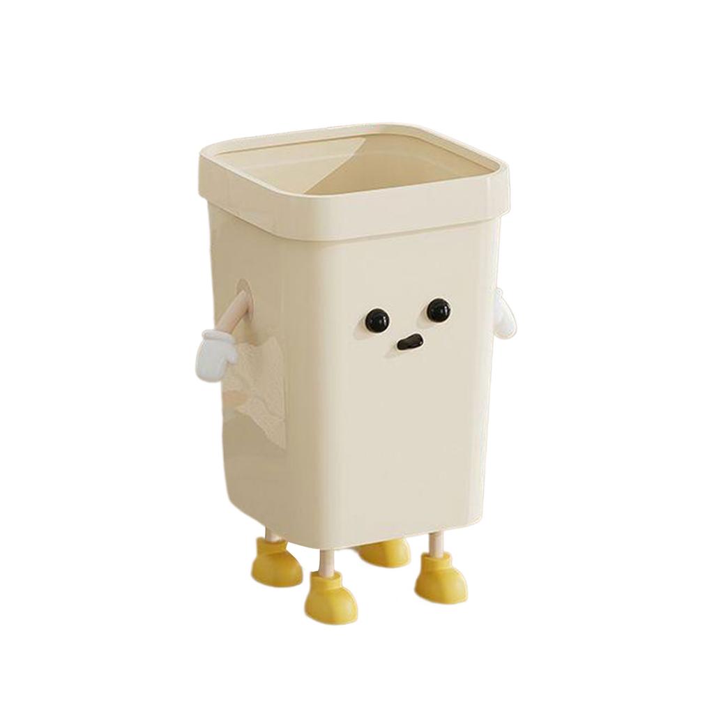 Wastebasket For Bathroom Pressure Ring For Secure Garbage Bag Placement Garbage Bin For Kitchen