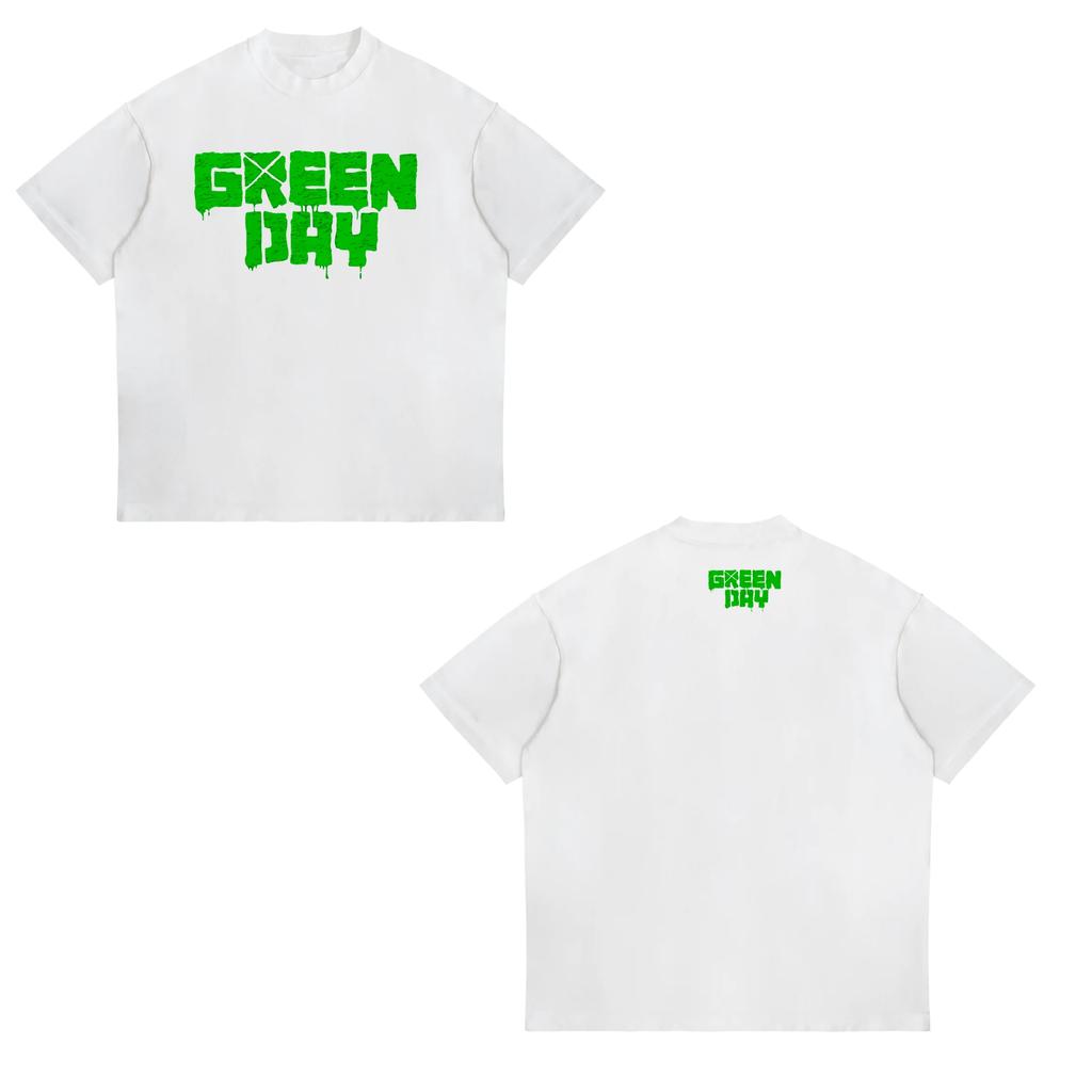Punk Rock Band Green Day Dookie Graphic T Shirts Unisex Women Gothic Vintage Short Sleeve Tshirt Fashion Casual Oversized Tshirts