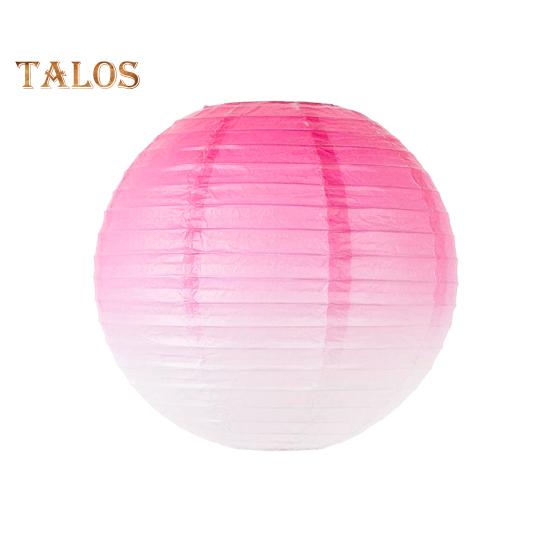 Paper Lantern Gradient Color Summer Party Wedding Lantern Decorative Light Indoor Outdoor Festive Atmosphere Decor