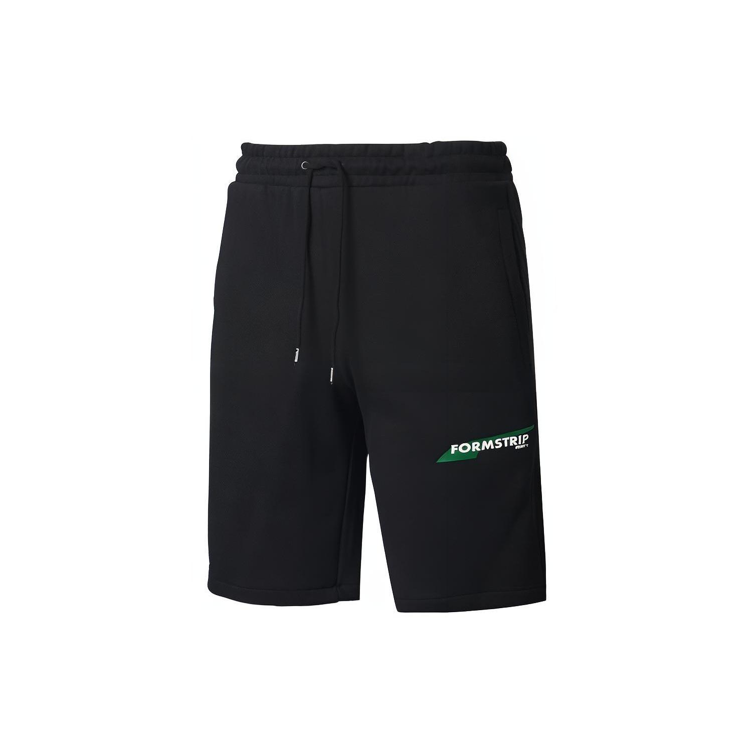 PUMA Club Shorts Black White Green Men s 597479-01 S