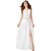 Statue of Liberty Greek Mythology Figure In White Goddess Dress