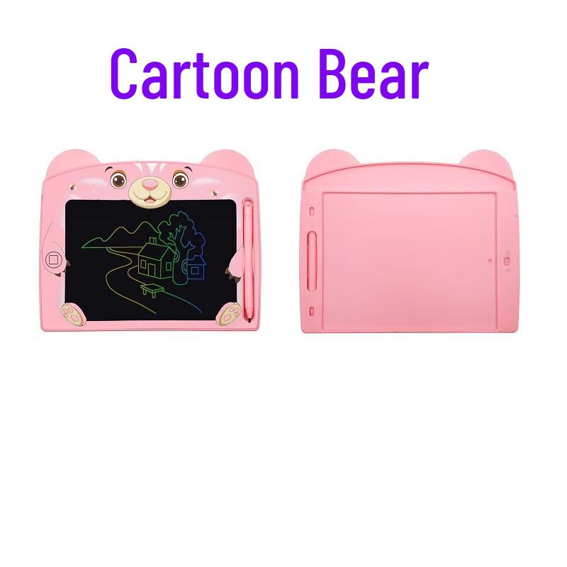 Cartoon Bear Color LCD Kids Drawing Tablet