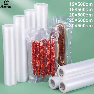 Food Vacuum Bags Roll Vacuum Sealer Bags for Food Vacuum Packaging Bag Roll Vacuum Sealer Bags 500cm/Rolls Vacuum Storage Bags