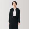 MUJI Women's Milan Rib Knit Blouson, Black, Size M, BA1P0A4A