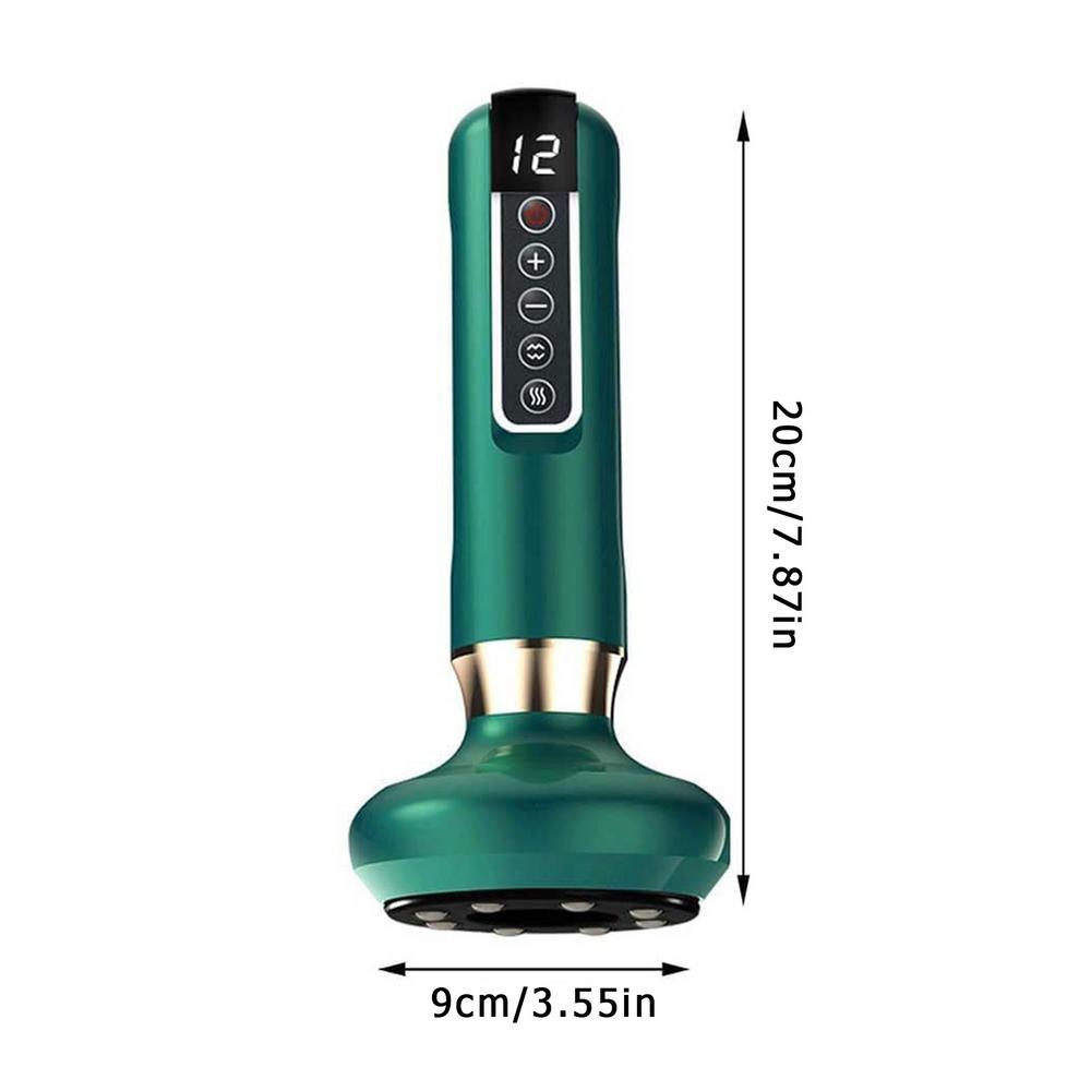 Electric Cupping Massager 12 Level Adjustable Anti-cellulite Massager Handheld Beauty Health Scraping Body Slimming Massage