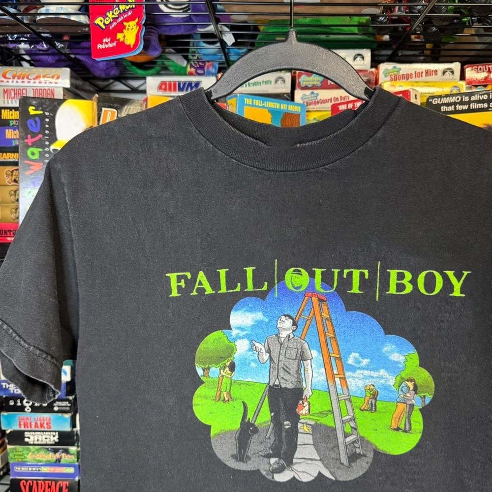

New Vintage Fall Out Boy band 2000s Cotton Unisex S5XL Shirt CA95 Unisex T-Shirt XXXL