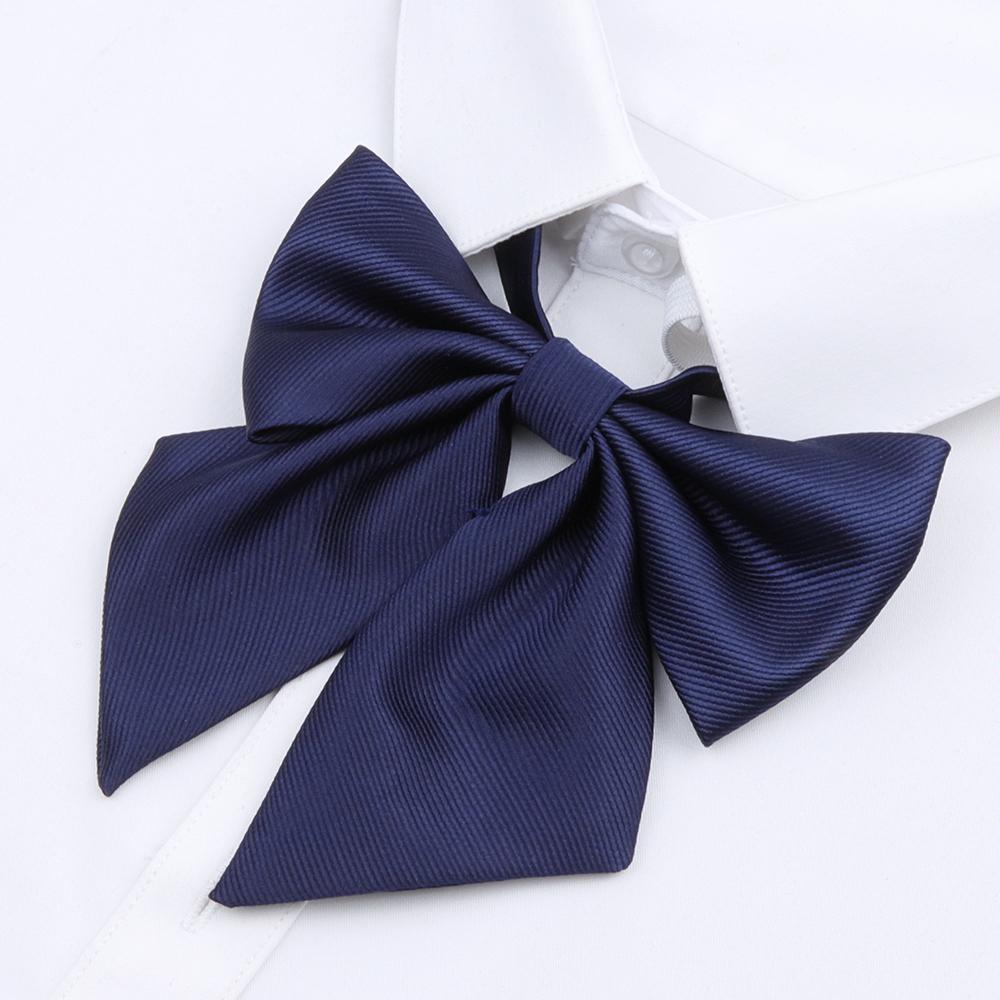 Perfect Match Colorful Women‘S Shirts Bowtie Ladies Girl School Wedding Party Bowknot Pink Bule Black Classic Butterfly Knot Suits Accessories