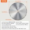 Diamond Blade 20inch Concrete Saw Blade Wet or Dry 0.47inch Slanted Teeth