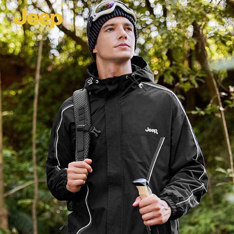Jeep Unisex Windproof Waterproof Outdoor Jacket P843MWJ310