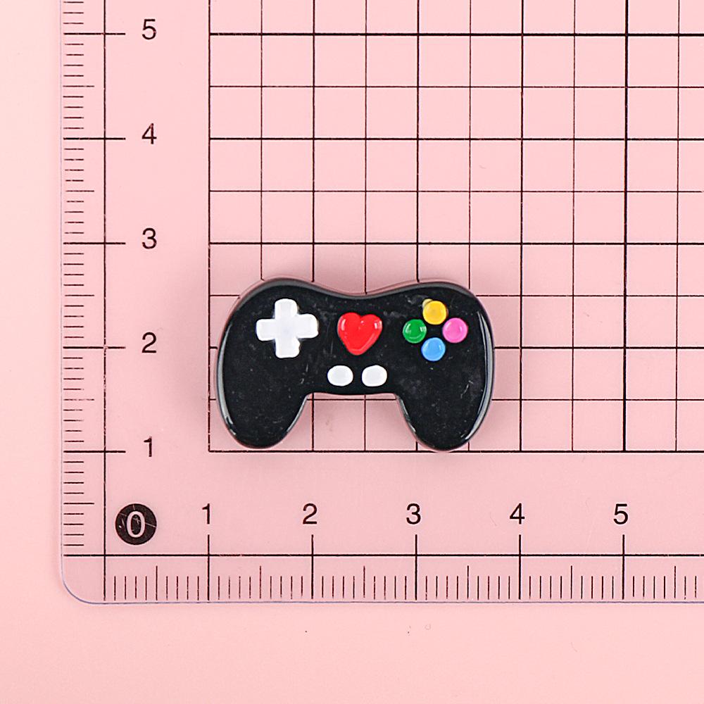 Creative Resin Game Controller Keychain Pendant for DIY Phone Cases