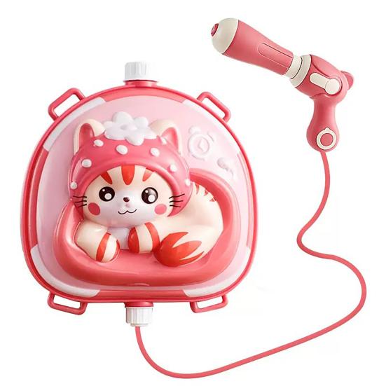 Backpack Water Squirter Toy Cute Animal Design 2000ml Soaker Sprayer Push-Pull Action Water Toy for Kids Outdoor Pool Beach Backyard Fun