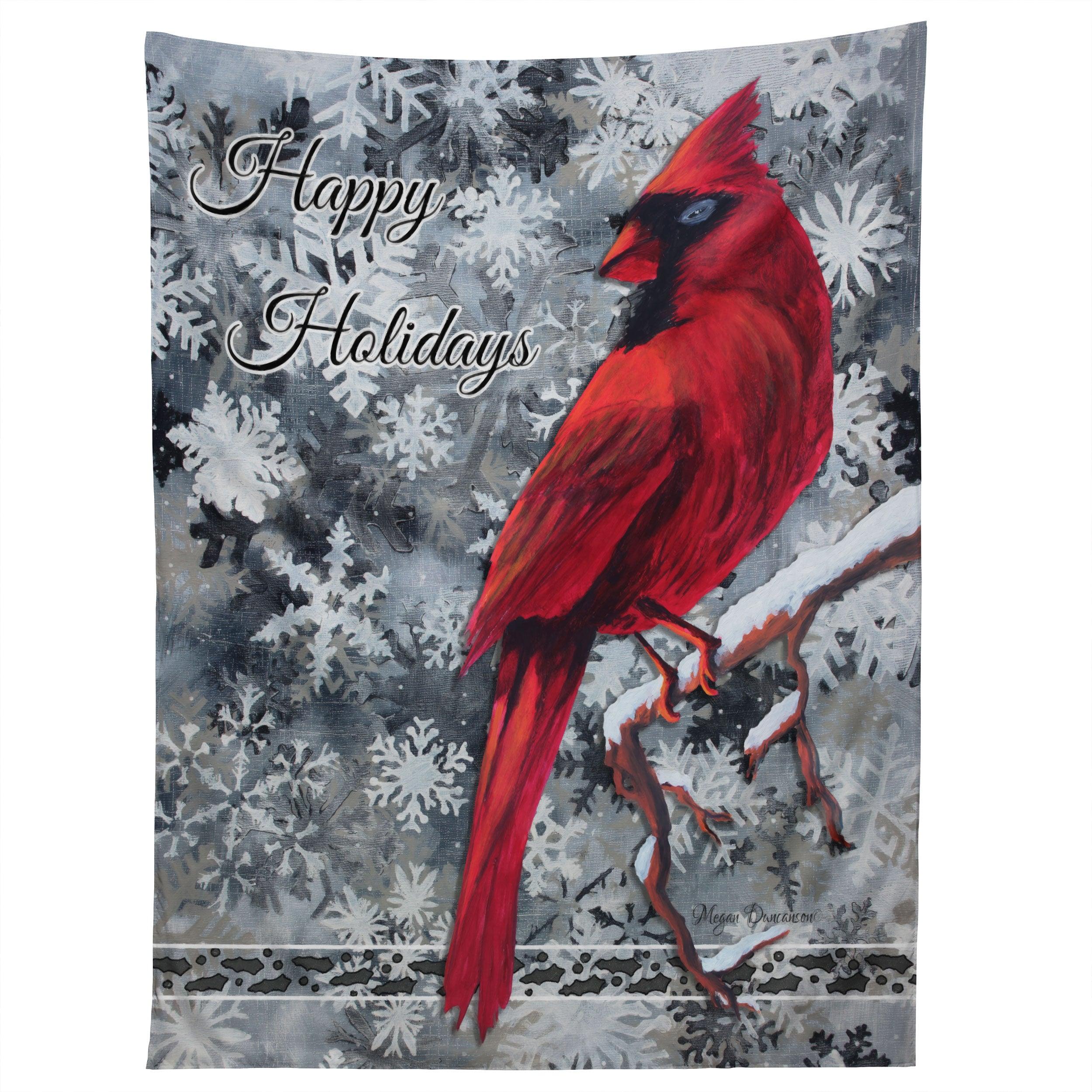 HAPPY HOLIDAYS DESIGN tapestry 75x100