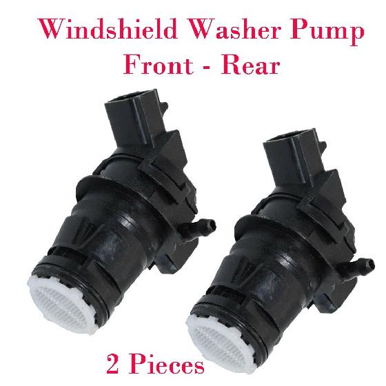 2 x Windshield Washer Pump Front - Rear Fits Toyota 2003-