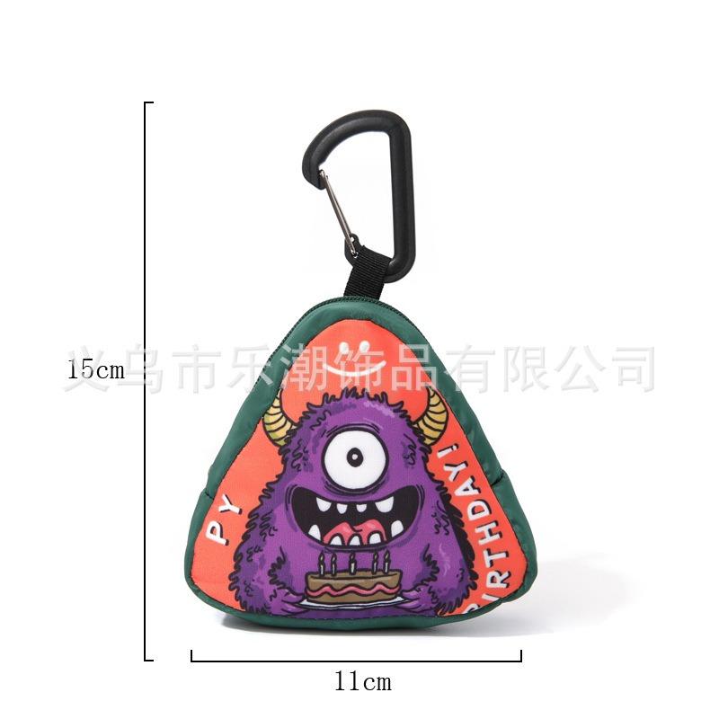 Hip-hop Hanging Bag Small Bag Trendy Creative New Change Bag Mini Shoulder Bag Key Bag Earphone Bag Triangle