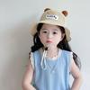 Cartoon Bear Children Sun Hats Sunshade Sunscreen Fisherman's Hat  Girls And Boys