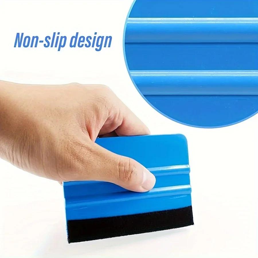 1-4 Stück Auto Folienrakel Vinyl Wrap Folie Karte Rakel Auto Folienverklebung Wildleder Filzrakel Autostyling Aufkleber Zubehör