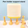 2/4Pcs Pen Holder Tripod Foot Design PP Material DIY Decoration Desktop Pen Holder Rack Cosmetic Storage Box Stand