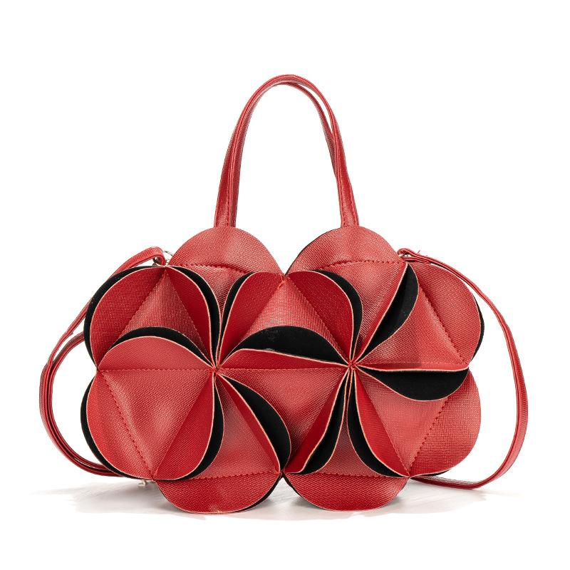 

Small Niche Design Flower Shaped Shoulder Crossbody Bag, Creative Cute Pleated Handbag, Women s Fashionable Dinner Bag