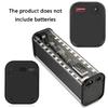 Durability Plastic 8Slot 18650 Battery Case Customizable 5-12V Output For Outdoor Adventure And Digital Accessories