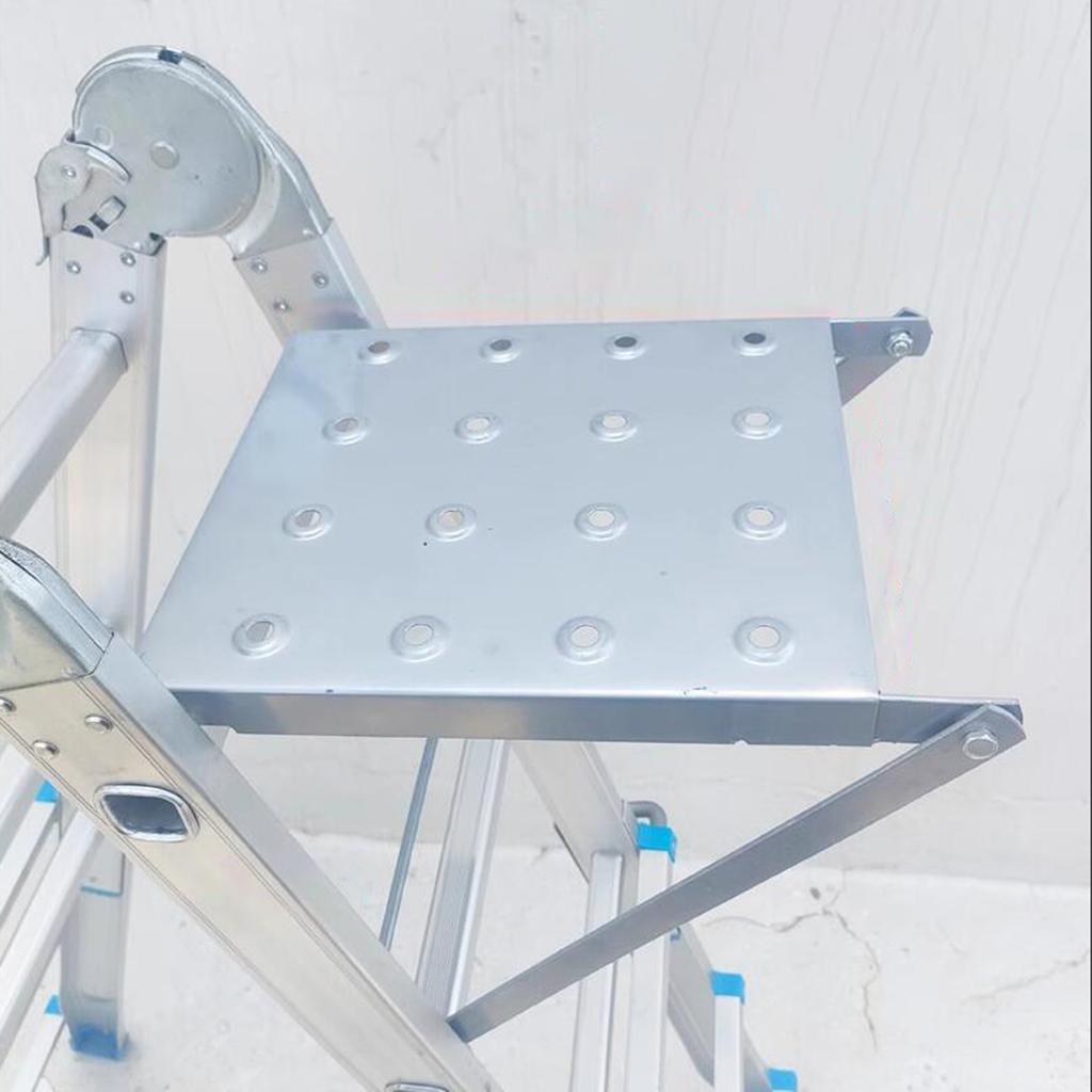Heavy Duty Ladder Work Platform for Painters and Tools Hold Household Ladder Work Stand for Office Home Pantry Work Ladder