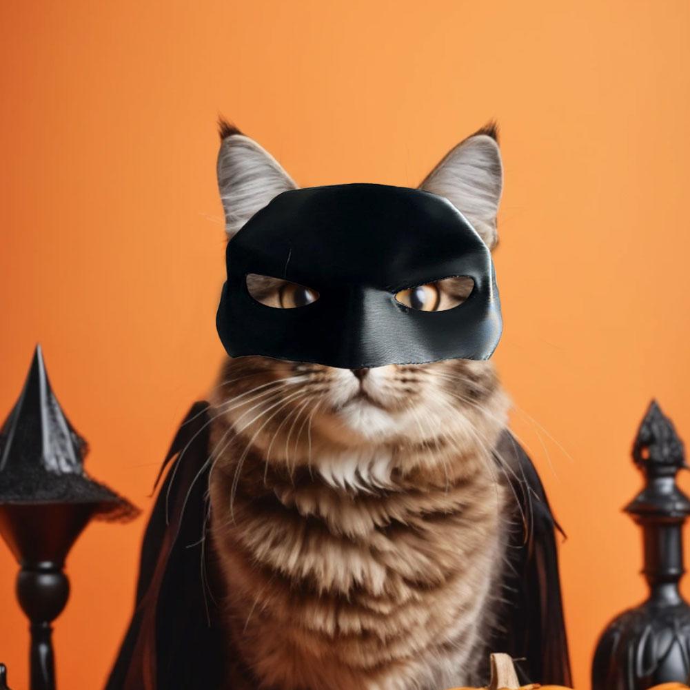 Cat Avenger Mask Bat Halloween 3D Printed Cosplay Hat Cat  Funny Toys Photos Props Pet Accessories