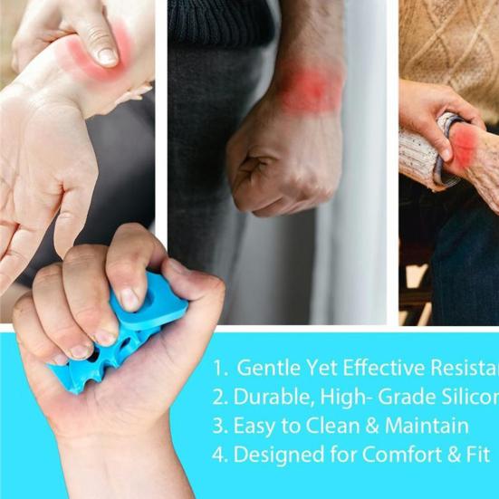 2Pcs Portable Silicone Finger Stretcher Men Women Physical Therapy Finger Stretching