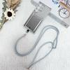 Shockproof Lanyard Card Case For Samsung Galaxy S25 Ultra S24 Plus S23 S22 A55 Crossbody Neck Strap Soft Plating Glitter Cover