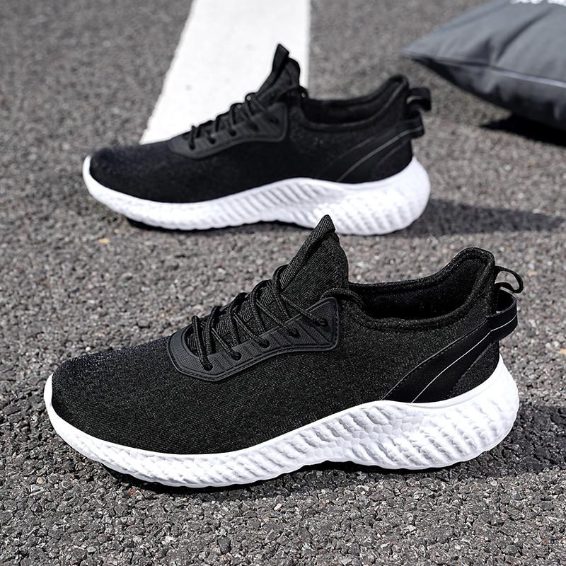 39-48 Black Casual Sports Shoes Casual Men's Shoes Lightweight Soft Bottom Casual Running Shoes