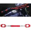 Handlebar Balance Bar, Fydun 22mm Universal Motorcycle Handlebar Cross Adjustable Strengthen Balance Lever CNC Aluminum Alloy (Red)