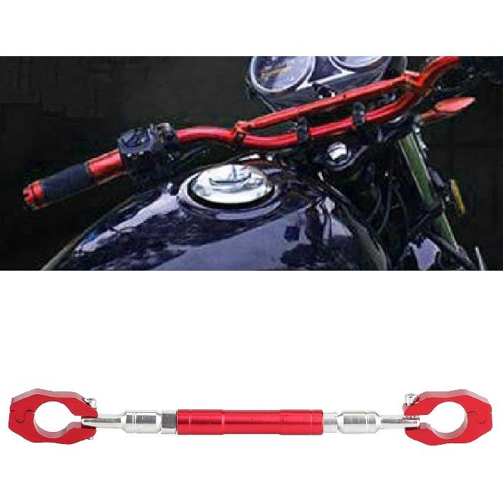Handlebar Balance Bar, Fydun 22mm Universal Motorcycle Handlebar Cross Adjustable Strengthen Balance Lever CNC Aluminum Alloy (Red)