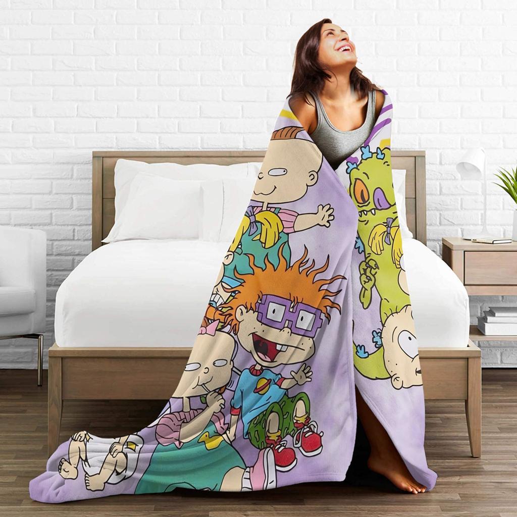 Rugrats Chuckie Finster  Blanket  Warm Soft Funny Plush Throw Blanket For Home Decor Travel Flannel Bedspread Bed Cover