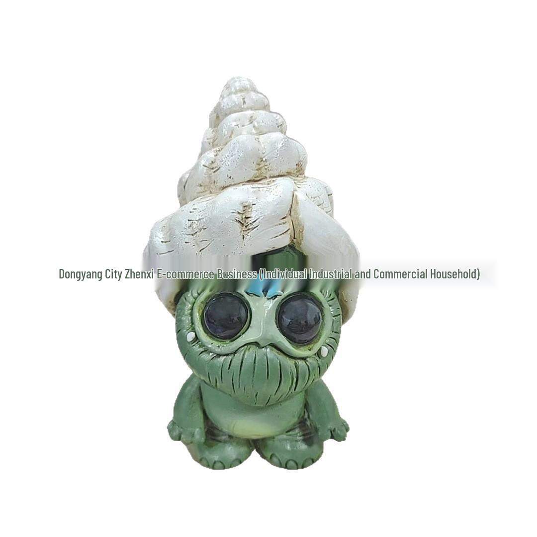 Funny Alien Creature Resin Ornament for Home Decoration