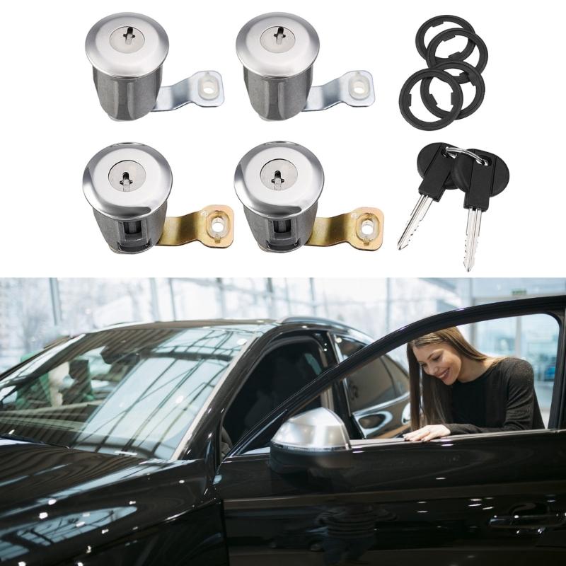 Industrial Grade Car Door Lock Barrels Set with 2 Keys Barrels Lock Door Lock Set Simple Installation for 9170G3 9170.CW