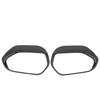 For Toyota Corolla -2025 Bright Black Mirror Rain Eyebrow Trim 2pcs