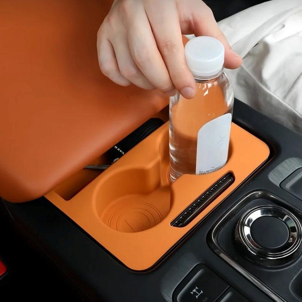 Car Central Control Sliding Box Silicone Pad For Haval H9 2025-2025 Modified Auto Armrest Box Protective Pad Car Accessorie V4P2