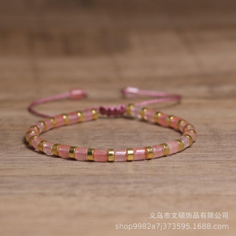 Turquoise Heishi Bead Bracelet – Gold Accent Adjustable Boho Jewelry, Spiritual Protection Gift for Women