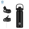 FEIJIAN Thermos Bottle with Straw Sport Stainless Steel Vacuum Flask Insulated Water Bottle with Handle Lid 950/1200ml