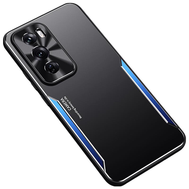 

For Oppo Reno12 Pro 5G (China) Slim-Fit Phone Case Aluminum Alloy + TPU Phone Cover A